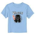 thumbnail image 1 of Toddler's Star Wars Chibi Vader  Graphic Tee Light Blue 4T, 1 of 3