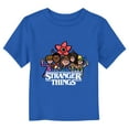 thumbnail image 1 of Netflix Toddler's Stranger Things Animated Characters Logo Graphic T-Shirt, 1 of 3