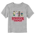 thumbnail image 1 of Netflix Toddler's Stranger Things Animated Group Lineup Graphic T-Shirt, 1 of 3