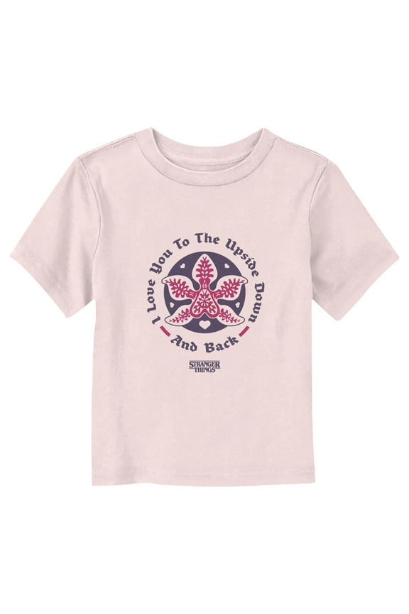 Netflix Toddler's Stranger Things Demogorgon Love You to the Upside Down Graphic T-Shirt