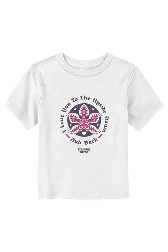 Netflix Toddler's Stranger Things Demogorgon Love You to the Upside Down Graphic T-Shirt