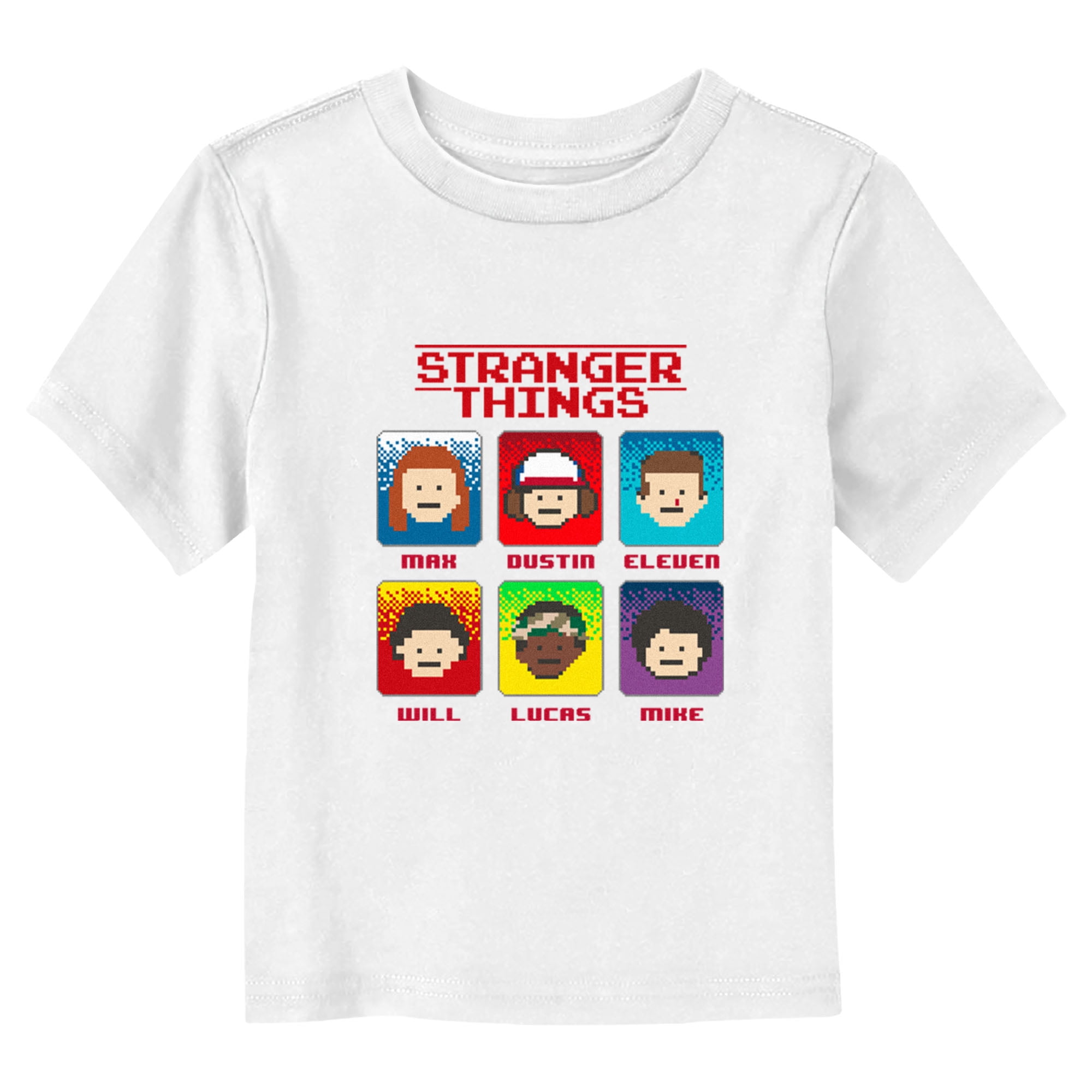 Netflix Toddler's Stranger Things Group Shot Pixel Portraits