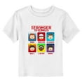thumbnail image 1 of Netflix Toddler's Stranger Things Group Shot Pixel Portraits Graphic T-Shirt, 1 of 3
