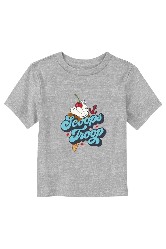 Netflix Toddler's Stranger Things Scoops Troop Ice Cone Logo Graphic T-Shirt