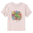 thumbnail image 1 of Toddler's Tangled Floral Pascal  Graphic Tee Light Pink 2T, 1 of 3
