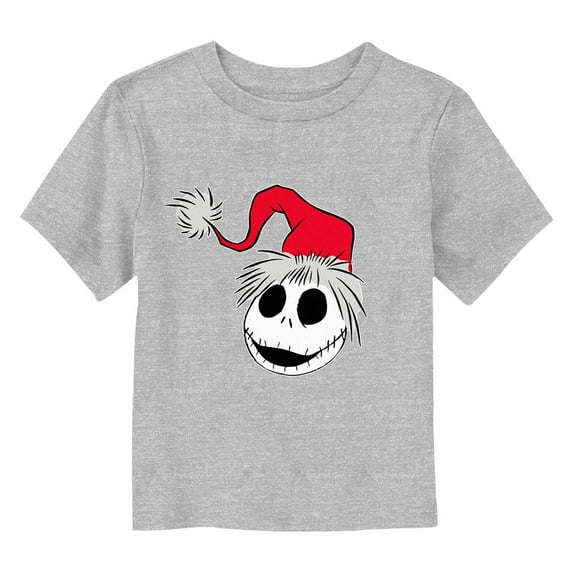 Toddler's The Nightmare Before Christmas Jack Skellington Santa Hat Graphic T-Shirt