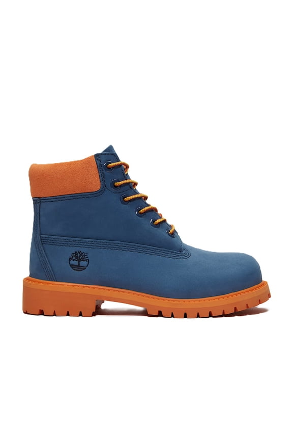 Toddler's Timberland Premium 6 In Boot Dark Blue Nubuck (TB0A6BE6 EP2) - 6