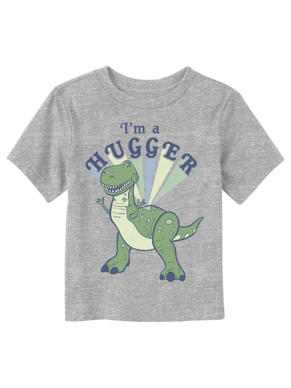 Toddler's Toy Story 4 I'm a Hugger Rex Graphic Tee Athletic Heather 3T
