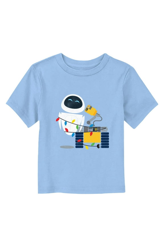 Toddler's Wall-E Holiday Lights Graphic T-Shirt