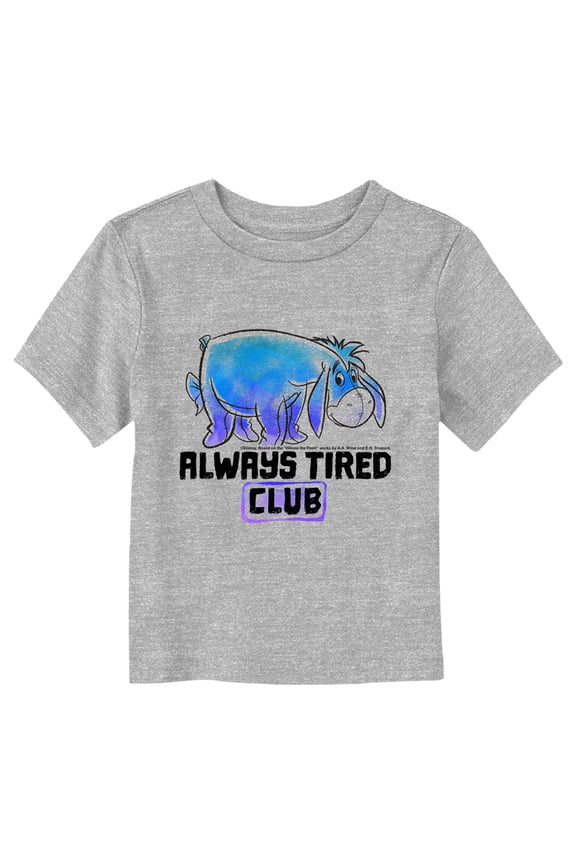 Toddler's Winnie the Pooh Eeyore Always Tired Club  Graphic Tee Athletic Heather 5T