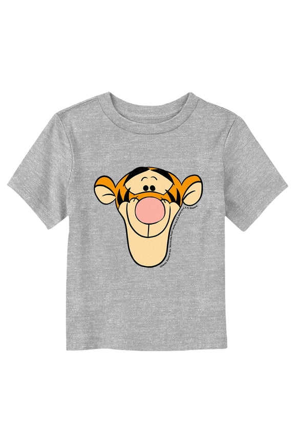 Toddler's Winnie the Pooh Tigger Large Portrait Graphic Tee Athletic Heather 2T