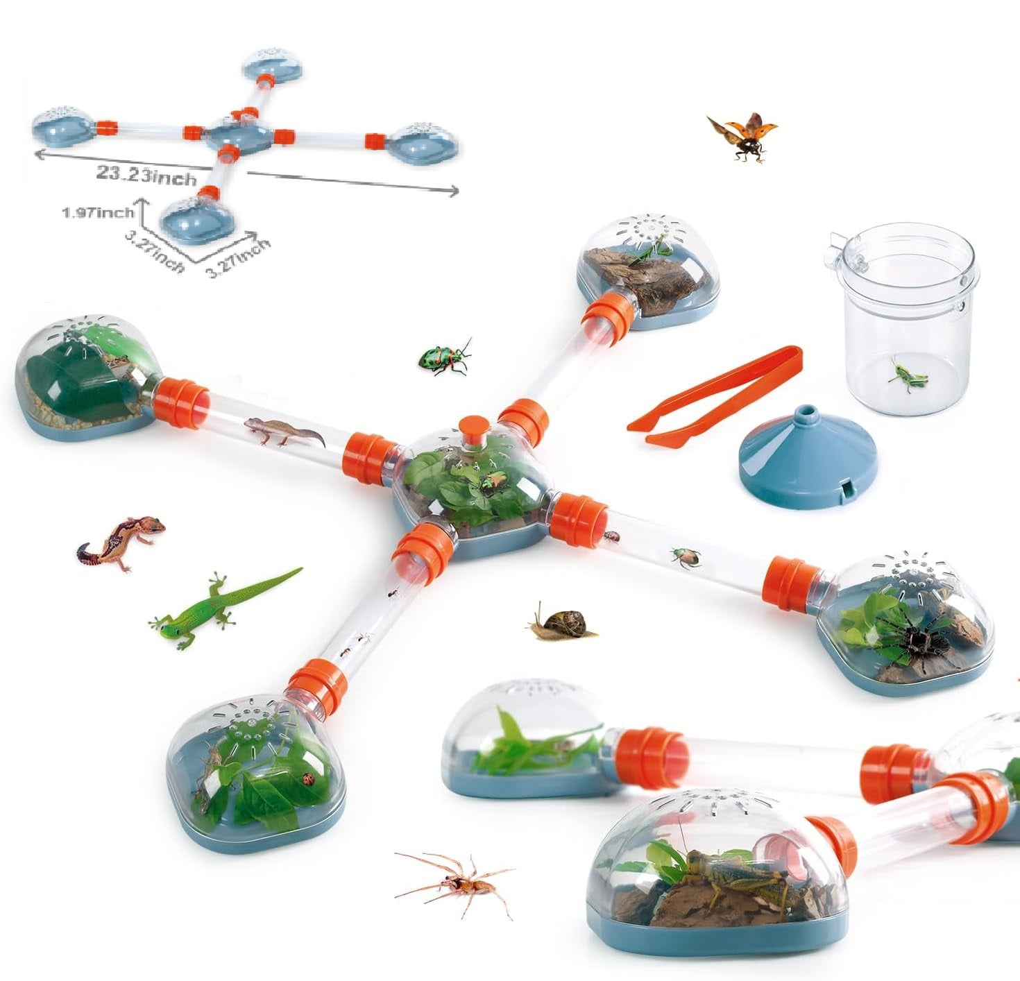 Toddlerino Outdoor Explorer Toys for Kids , Bug Catcher Kit for Kids