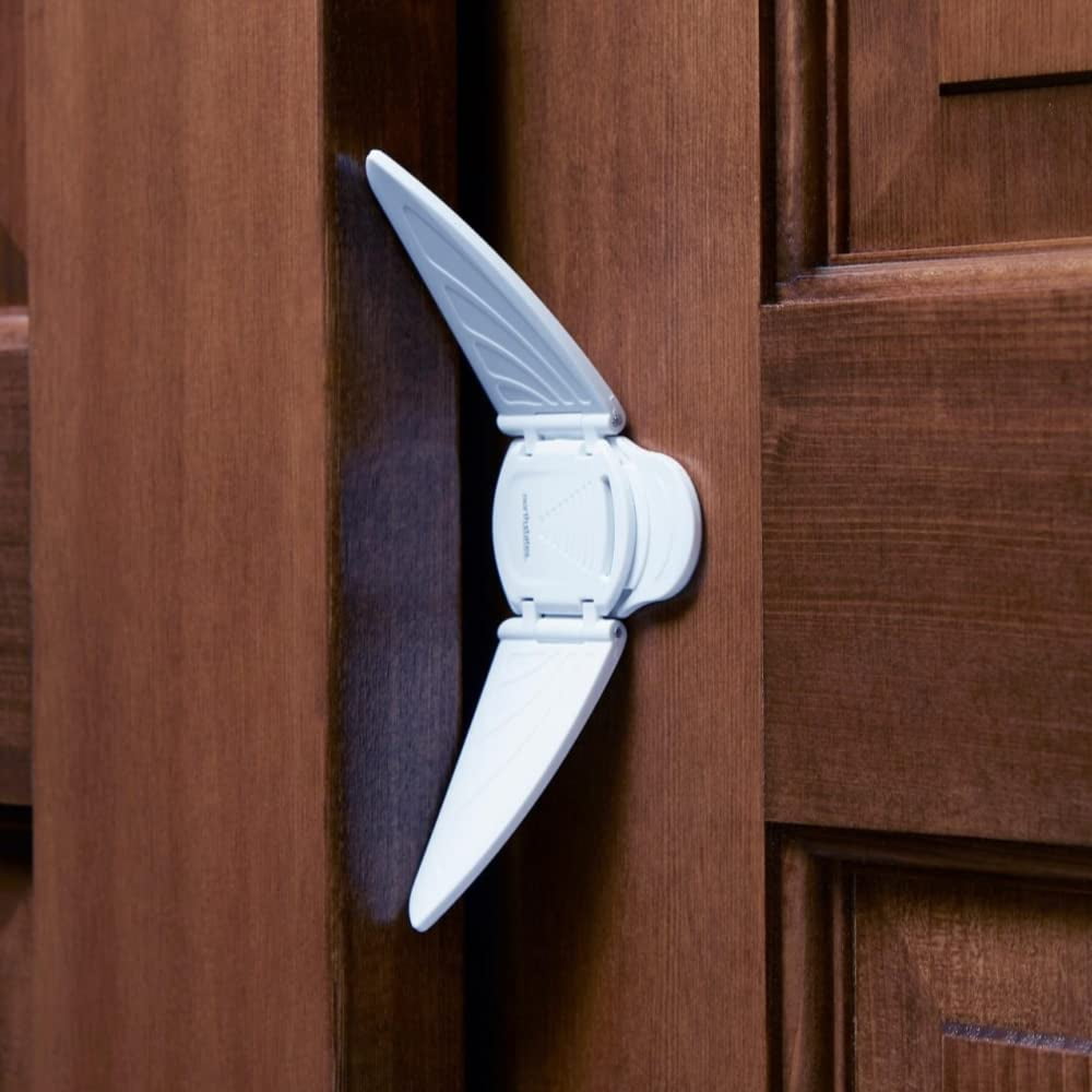 Toddleroo by North States Child Safety Window and Sliding Door Lock, White