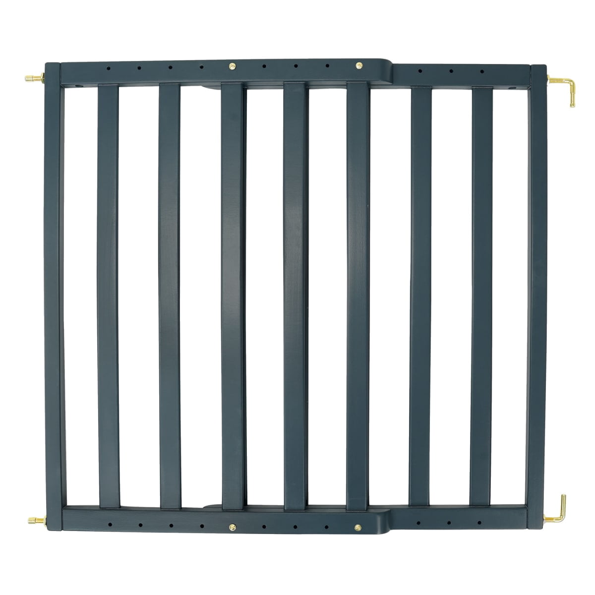Toddleroo by North States LuxeCraft Wooden Baby Gate, Midnight Blue