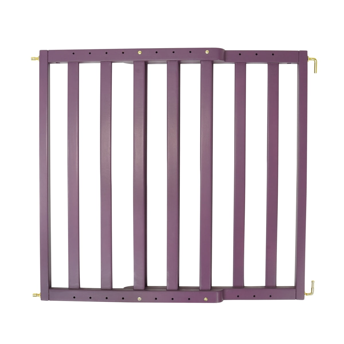 Toddleroo by North States LuxeCraft Wooden Baby Gate, Plum