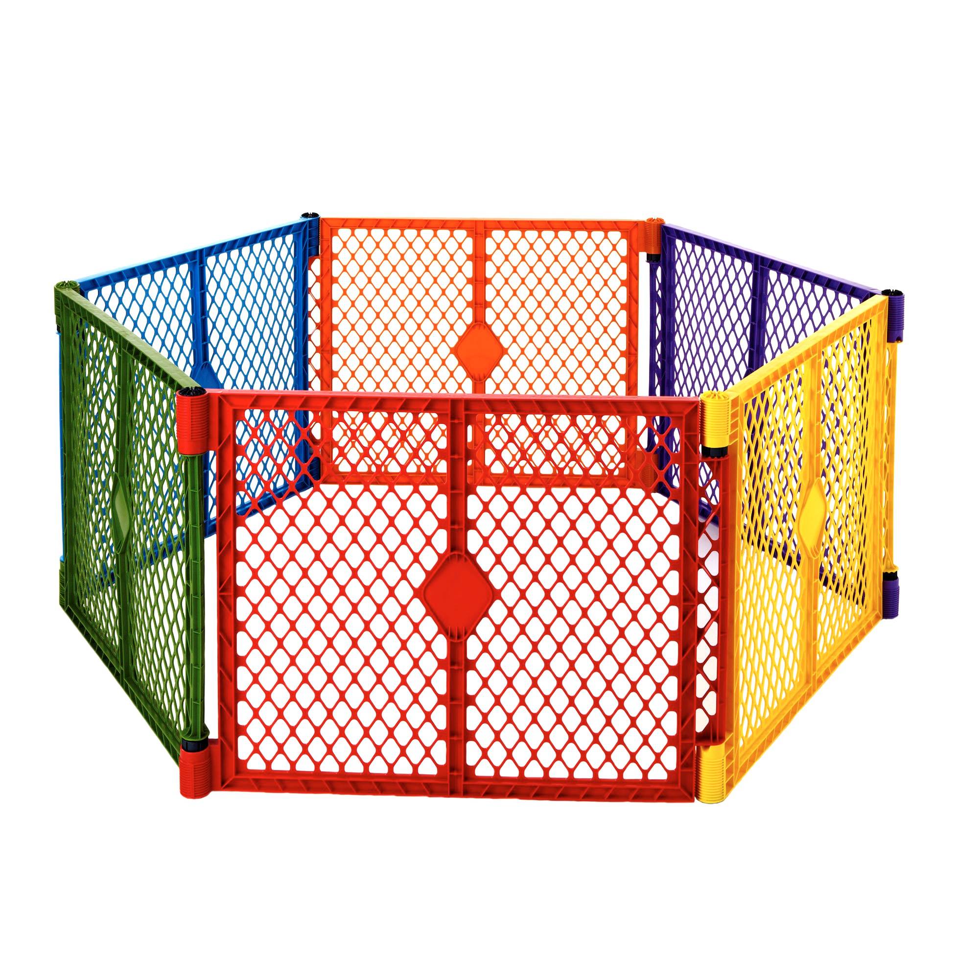Toddleroo by North States Superyard Colorplay Baby Play Yard, Multicolor Plastic - image 1 of 7