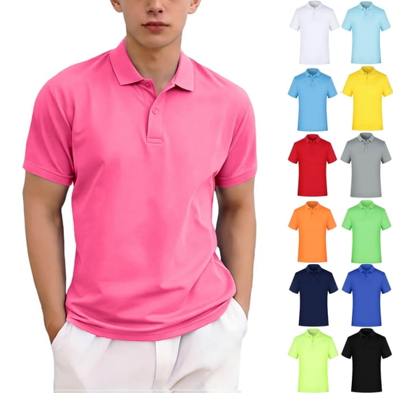 Toddlers Boys T Shirts Collared Button Down Short Sleeve Summer Tops Casual School Uniform Activity Pullover Shirts