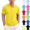 thumbnail image 1 of Toddlers Boys T Shirts Collared Button Down Short Sleeve Summer Tops Casual School Uniform Activity Pullover Shirts, 1 of 6