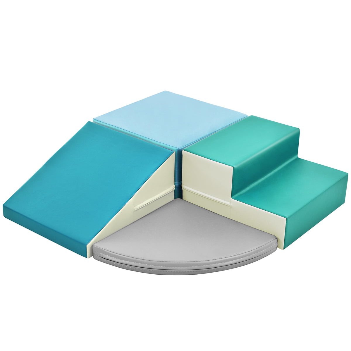 Toddlers Climb & Crawl Foam Playset, Safe Soft Foam Nugget Block