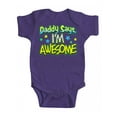 thumbnail image 1 of Toddlers "Daddy Says, I'm Awesome" Bodysuit - Purple - 12 Months, 1 of 1