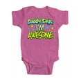 thumbnail image 1 of Toddlers "Daddy Says, I'm Awesome" Bodysuit - Raspberry - 18 Months, 1 of 1