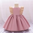 thumbnail image 1 of Toddlers Dresses Flower Girl Dress Toddler Sleeveless Tulle Dress Girl Party Dress Kids Pink Dress for Girls Special Occasion Dresses Birthday Girl Dress 18-24 Months, 1 of 8