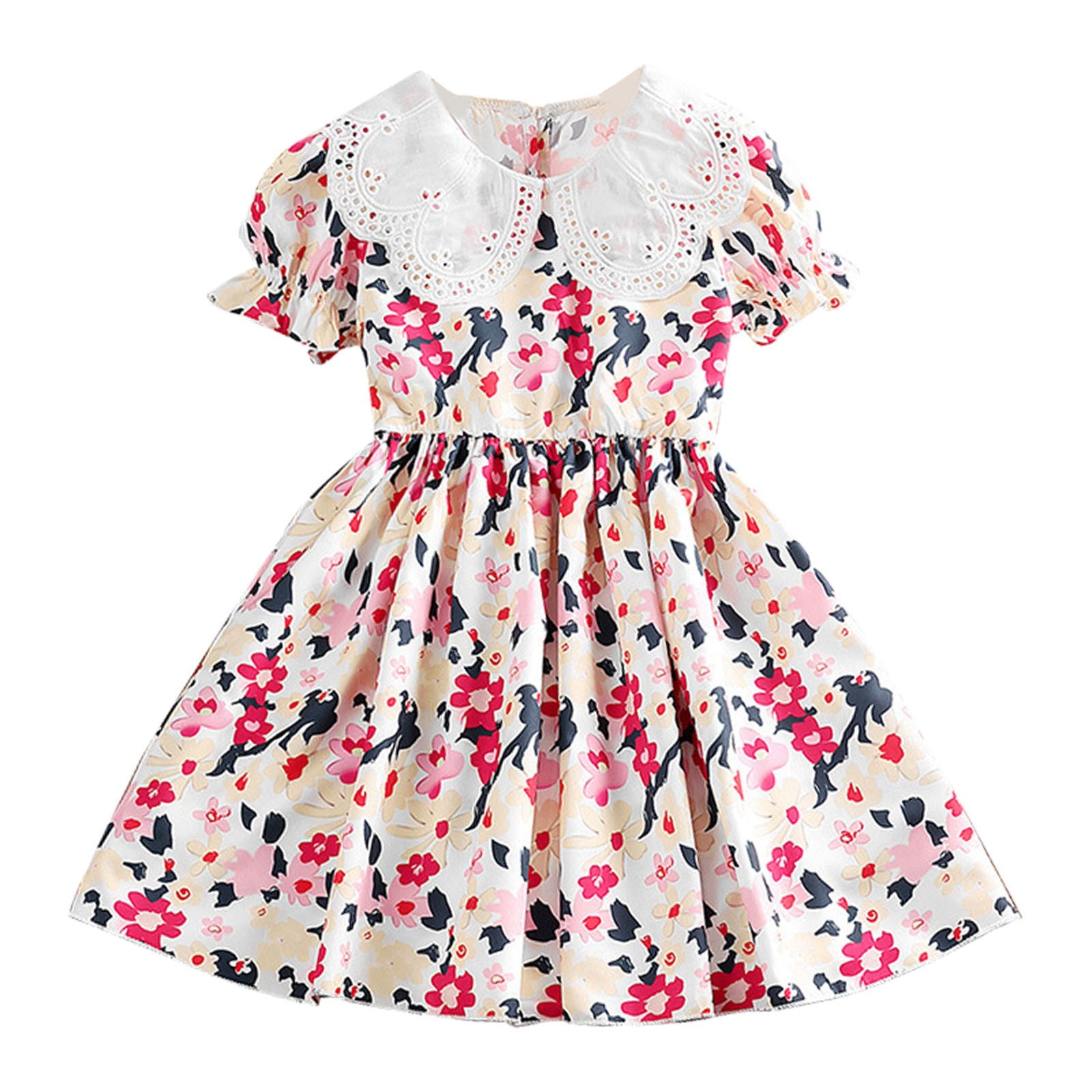 Stysol Girls Dresses Latest Daily Wear Cloth For Kids Knee Length Frock For  Girls Printed Dresses