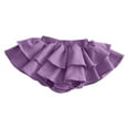 thumbnail image 1 of Toddlers Girls Skirts with Shorts Cute Elastic Waist Tiered Tutu-Skirt 2-8 Kids Trendy Solid Color Layered Ruffle Mini Puffy Skorts, 1 of 3