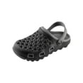 thumbnail image 1 of Toddlers Lightweight Breathable Slip-On Cute Garden Clogs Beach Sandals Water Shoes, Black/Gray Toddler, Size: 6, S7, 1 of 1