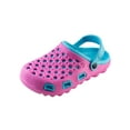 thumbnail image 1 of Toddlers Lightweight Breathable Slip-On Cute Garden Clogs Beach Sandals Water Shoes, Fuchsia, Size: 8, S7, 1 of 2