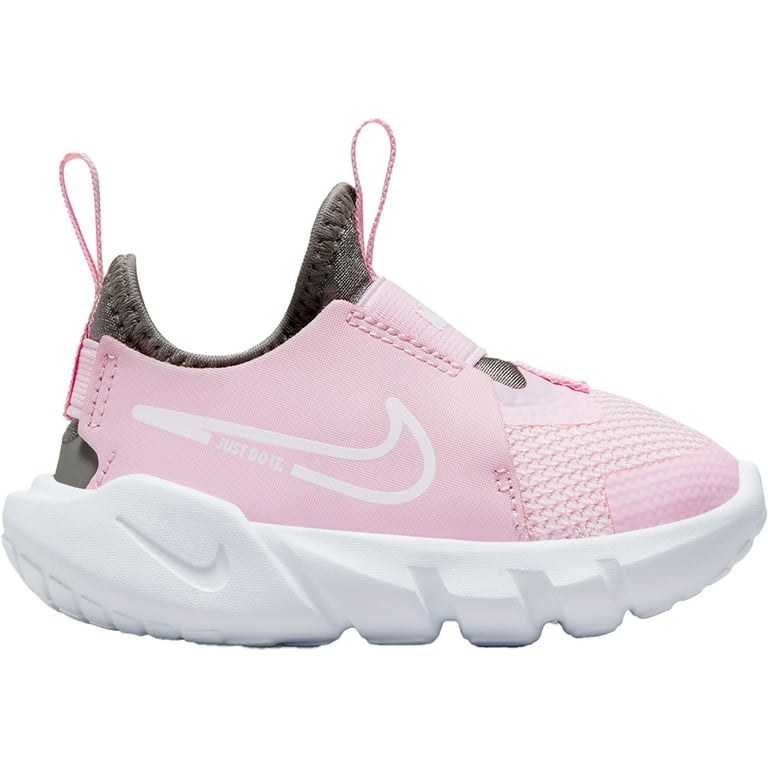 600) Flex (DJ6039 2 Foam/White-Flat Nike 10 - Toddlers Pink Pewter Runner