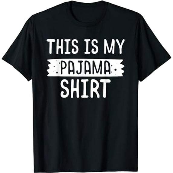 Toddlers Pajamas Shirt Funny Sleepover PJ Top Kids Teen Bed T-Shirt