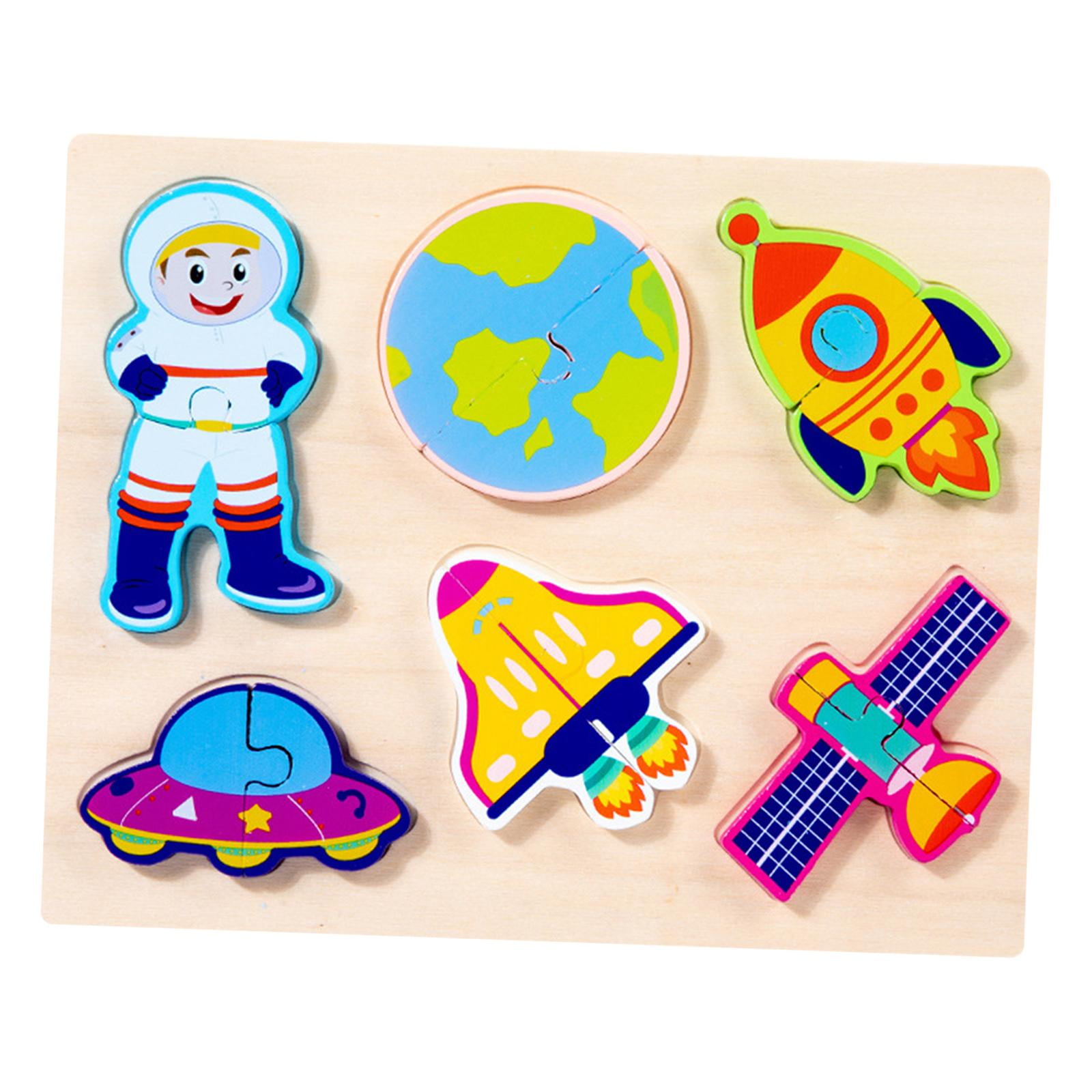 Toddlers Puzzles, Wooden Jigsaw Puzzles for 1 2 3 Year Old Girls Boys