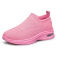 thumbnail image 1 of Toddlers Shoes Girls Sneakers Lightweight Breathable Walking Running Child School Shoes Pink Toddler Size 10, 1 of 4