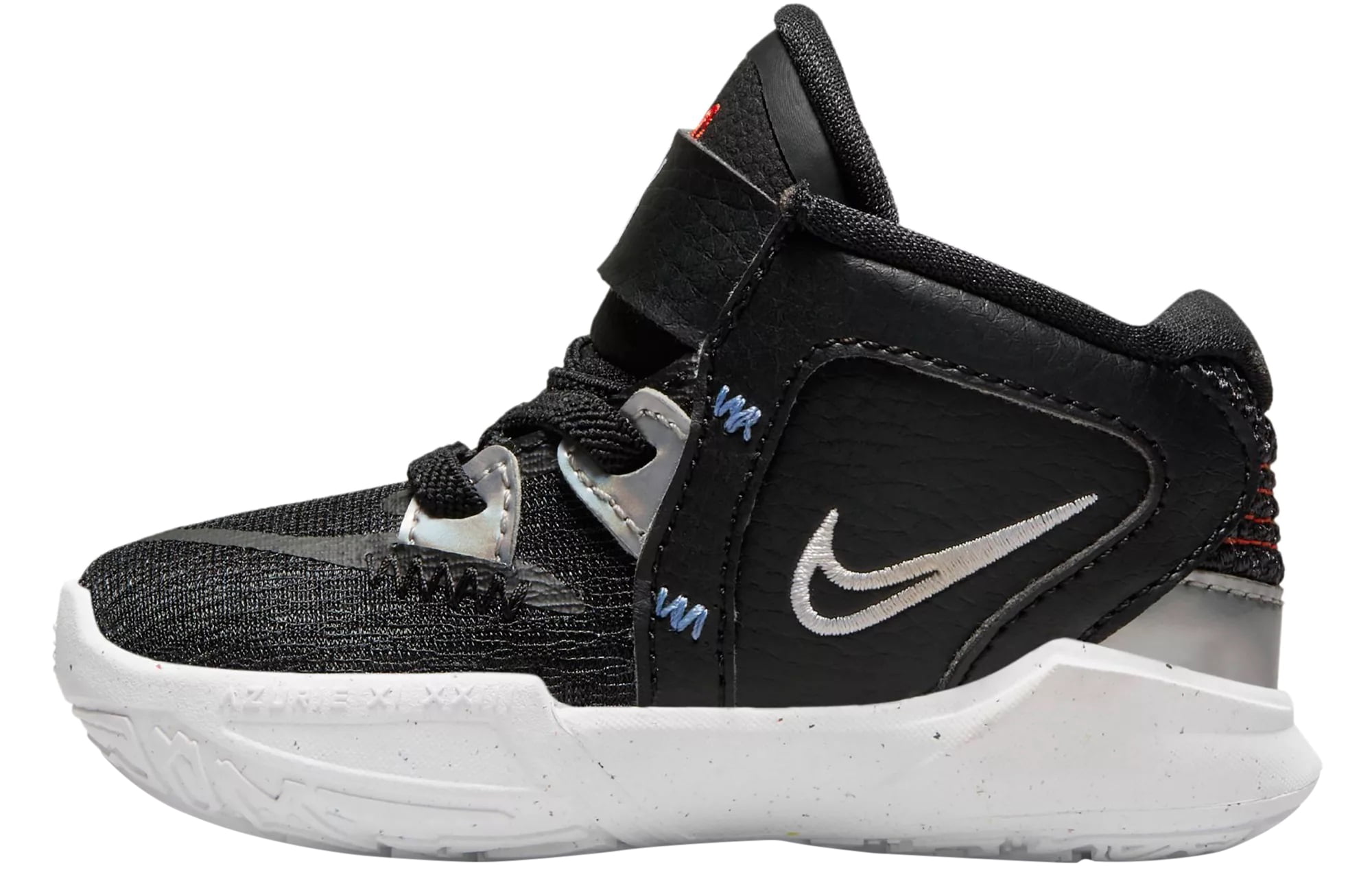 kyrie 8 black and white