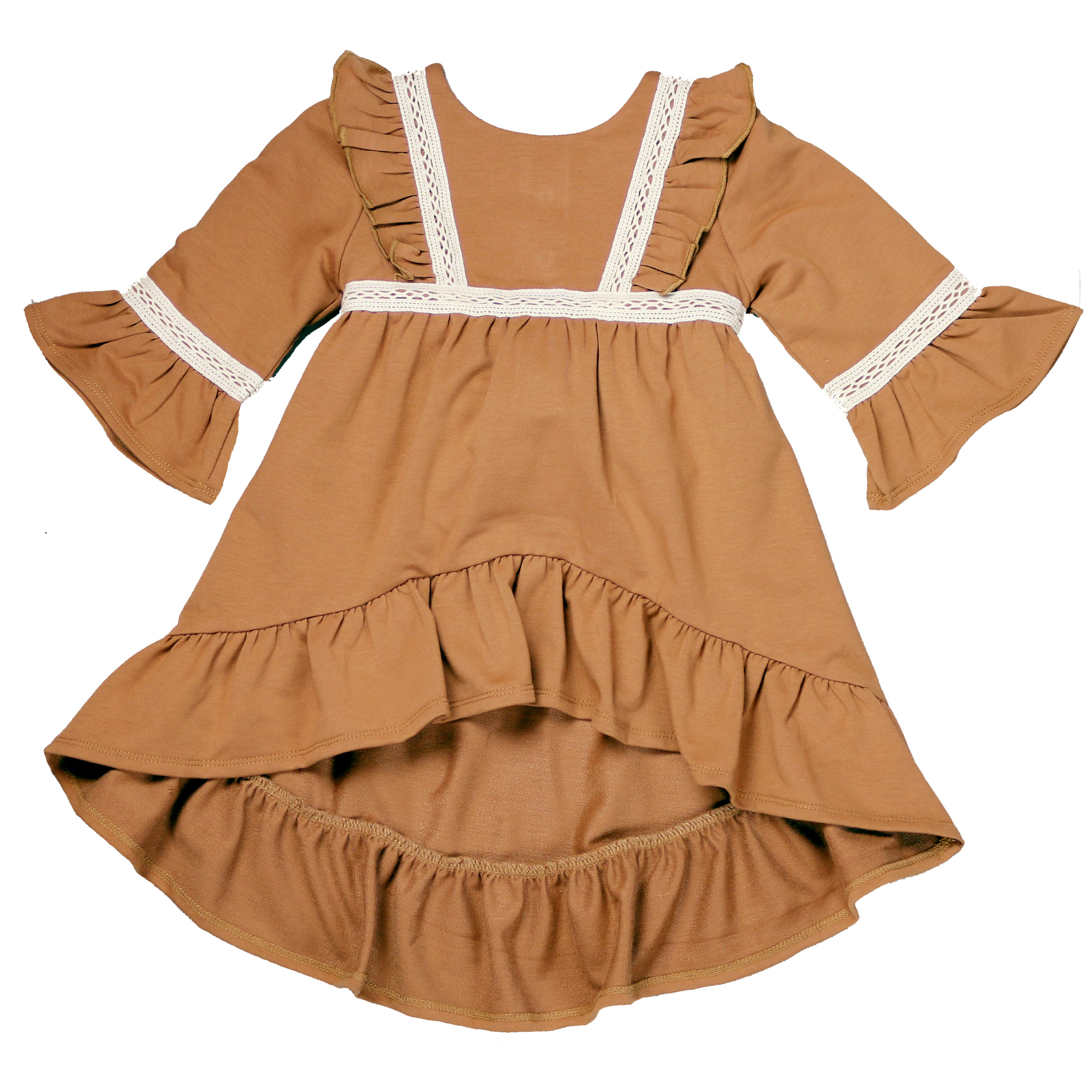 INFANTS HIGH LOW HEM DRESS IN THE HILLS OF TUSCANY