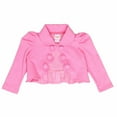 thumbnail image 1 of Toddlers and Girls French Terry Knit Zuri Scalloped Trim Crop-Jacket in Heavenly Pink 2T, 1 of 9