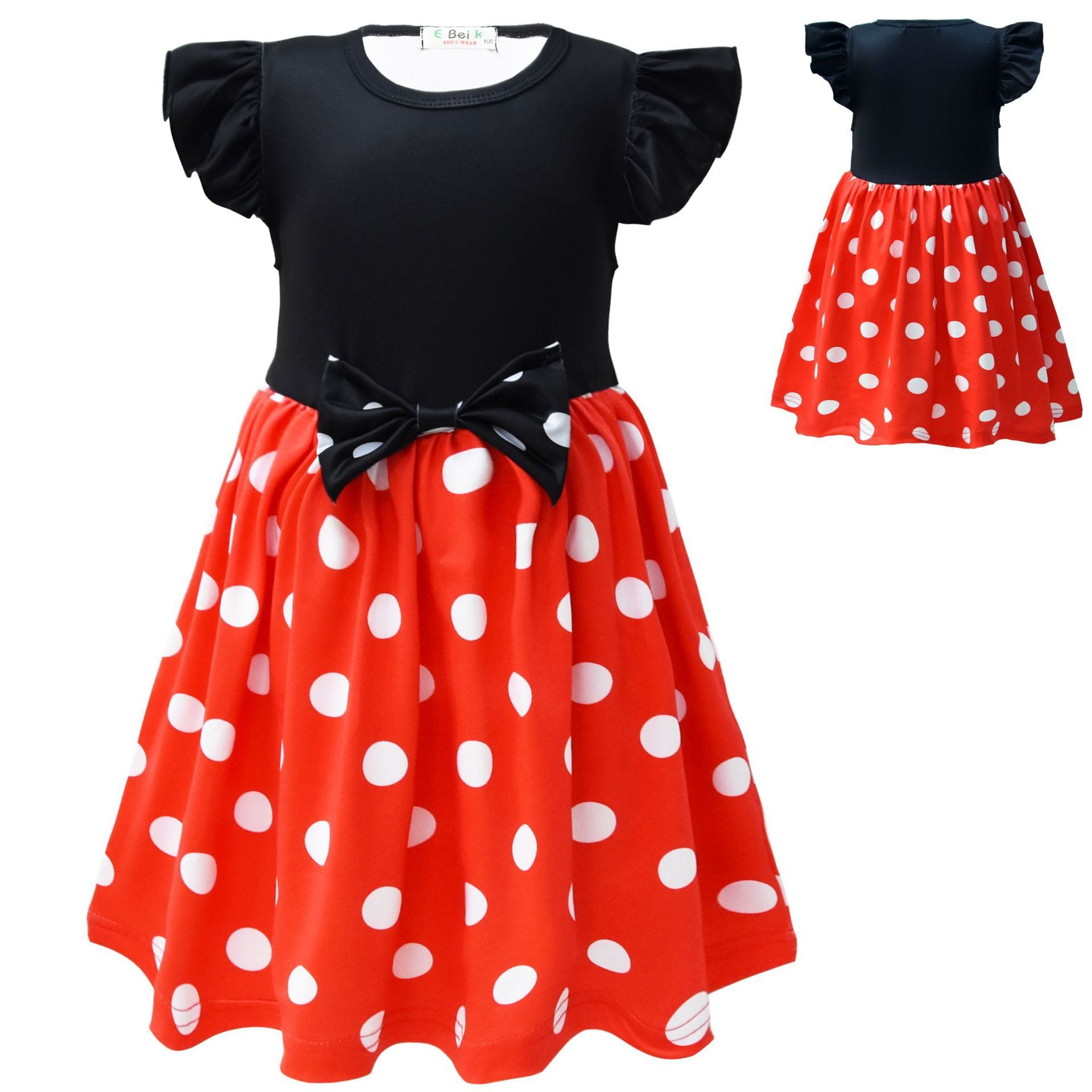 Toddlr Girls Mickey/Minnie Dress Cartoon Party Princess Dress 27 Year