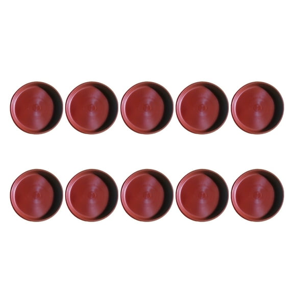 Toddmomy 12Pcs Plastic Planter Saucer for Flowerpot and Bonsai Tree Container .3in Diameter