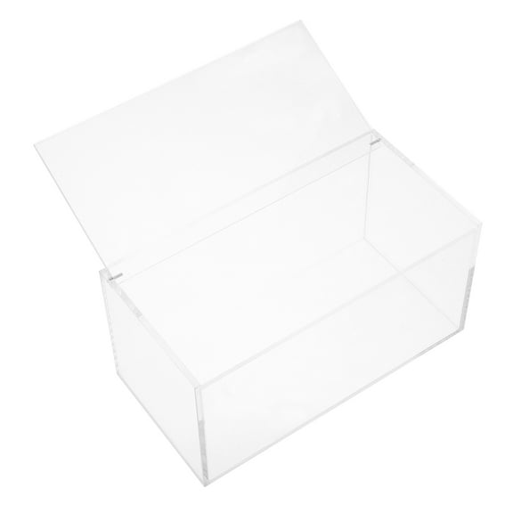 Toddmomy 1Pack Clear Acrylic Storage Box for Laundry Room Essentials and Organization 11.8x4x4in