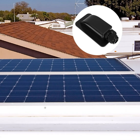 Toddmomy 1Pack Weatherproof Solar Cable Entry Cover For Rv Yacht Rooftop Installation