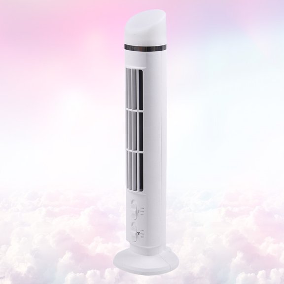 Toddmomy 1Pcs Cooling Fan with Two Levels for Home Plastic Tower Shape