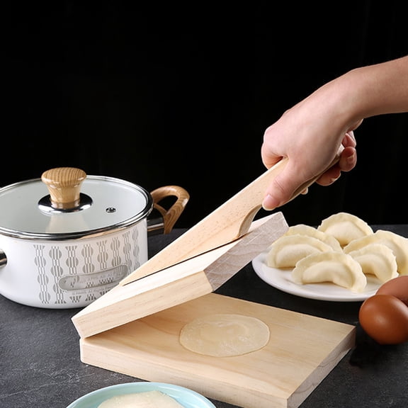 Toddmomy 1Pcs Dough Pressing Tool for Gadgets for Kitchen Biscuit Shaping Home Users Wooden