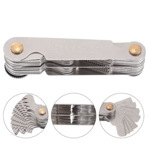 Toddmomy 1Pcs Integrated Thread Gauge for Machinists and Professionals in Metal Lathe Operations