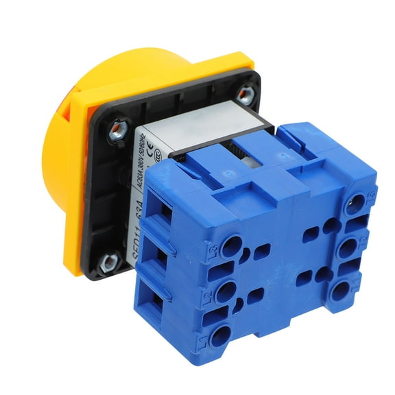 Toddmomy 1Pcs Universal Rotary Changeover Switch Simple Design For Air Conditioner Control 2.55X2.55X3.93 Inch