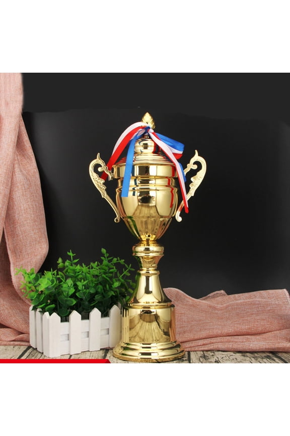 1Set Engraved Large Gold Trophy for Contestants and Winners Recognition