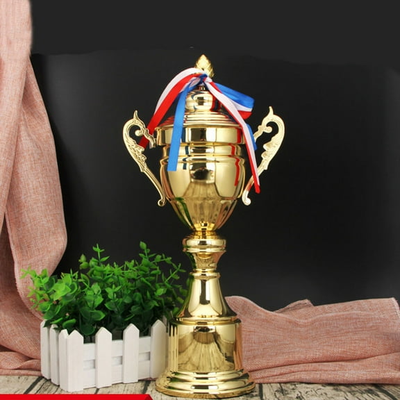 Toddmomy 1Set Engraved Large Gold Trophy for Contestants and Winners Recognition