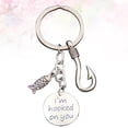 thumbnail image 1 of Toddmomy 1Set Fathers Day Keyrings Cute Key Chain Style for Dad Graduation Present, 1 of 8