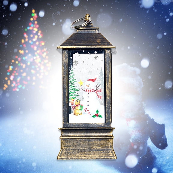 Toddmomy 1Set Festive Candlestick Ornaments Table Lamp With Cabinet Bookshelf Decoration Christmas