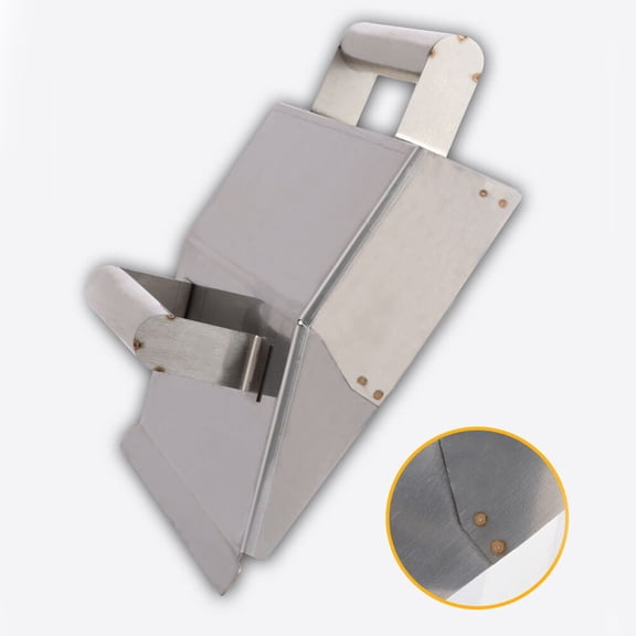 Toddmomy 1Set Hand Plastering Trowel Plaster Scraper for Masonry Work Stainless Steel Silver 32.5x8.1In